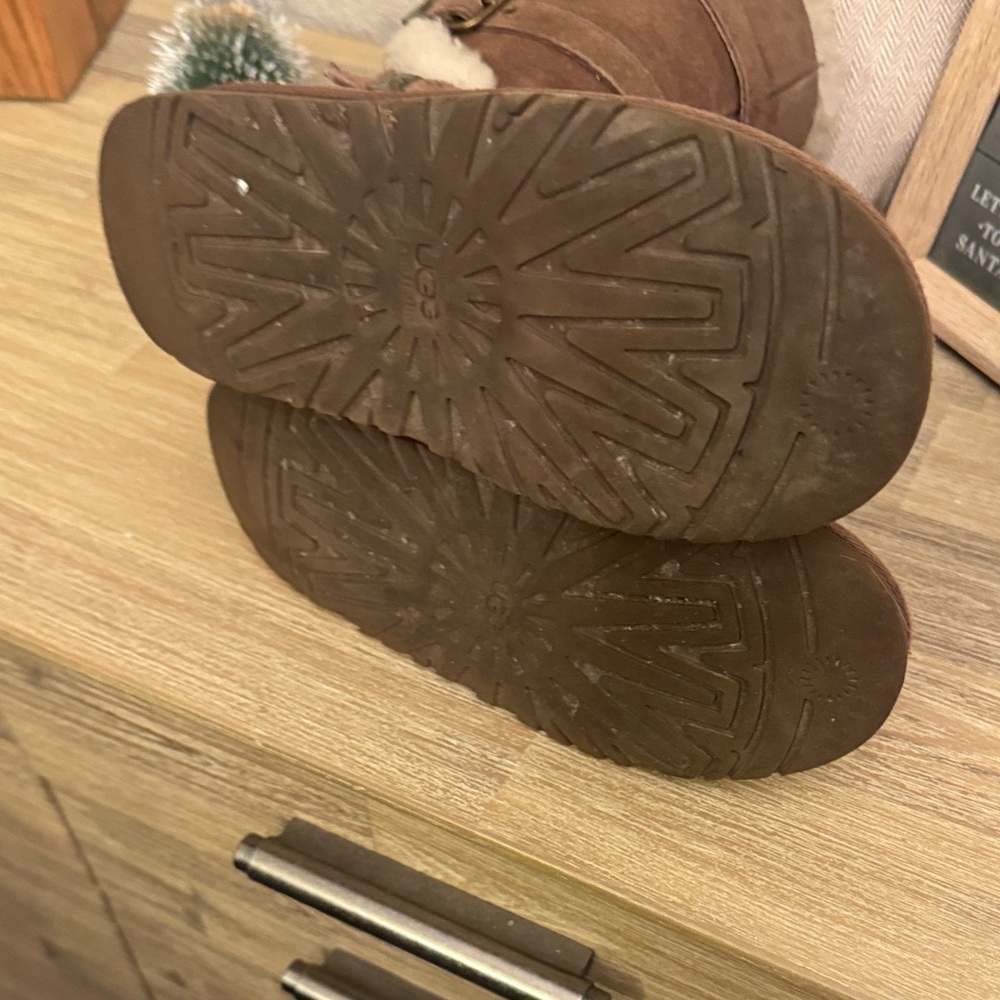 Ugg Chestnut Shearling Lined Boots - image 8